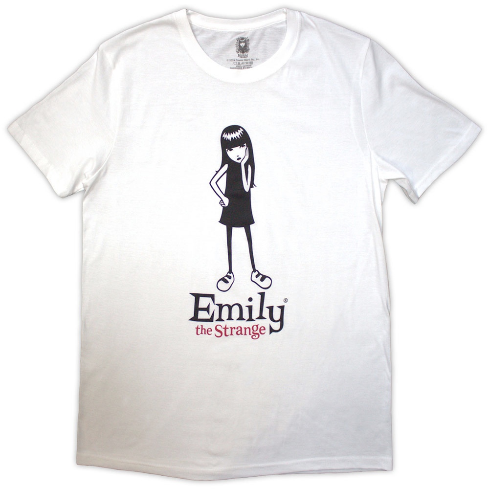 Emily The Strange - Emily Poses Tshirt Homme - Blanc